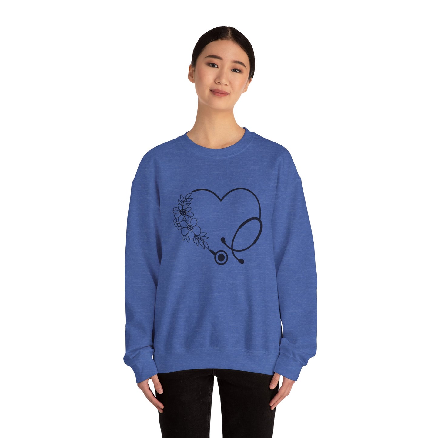 Stethoscope Heart Crewneck Sweatshirt