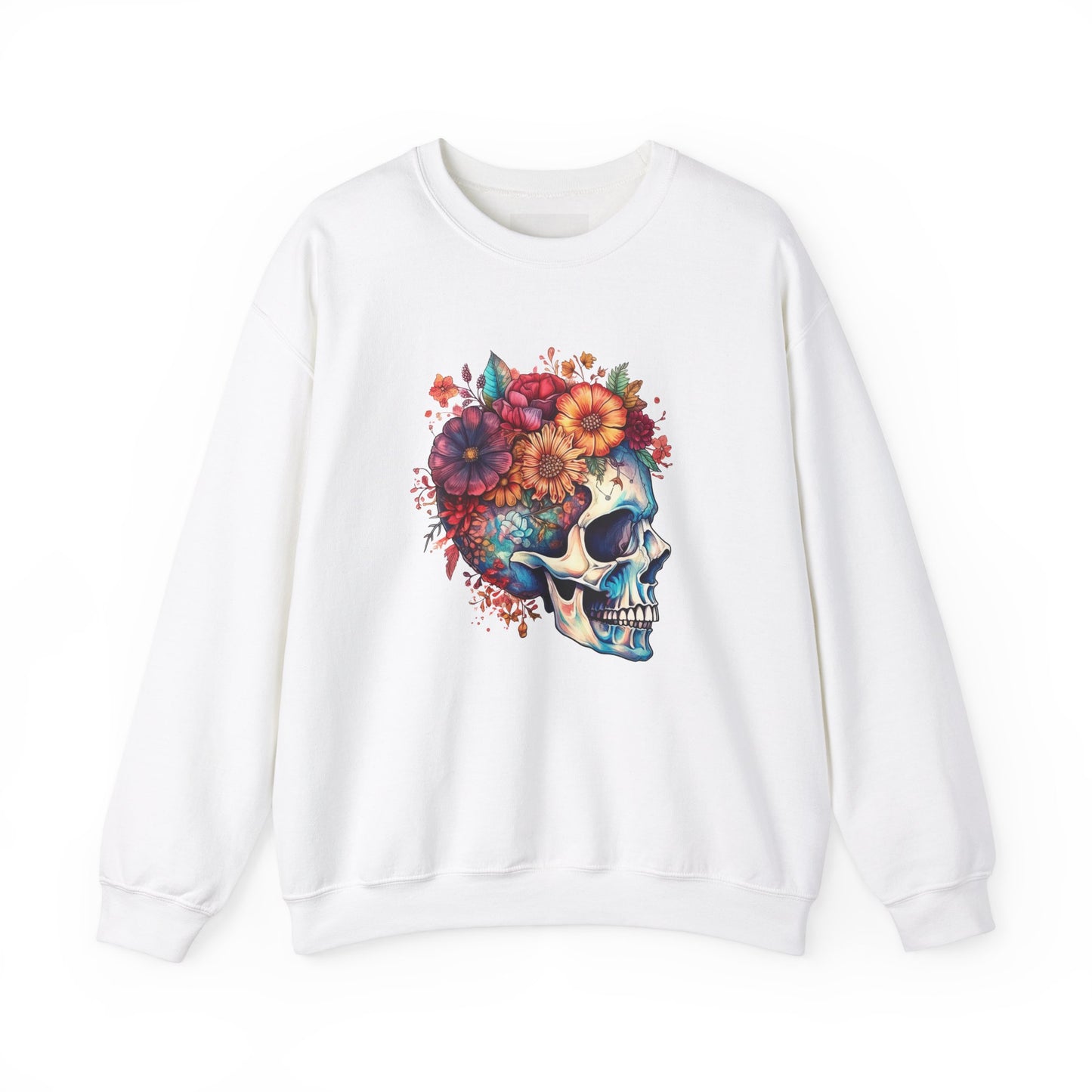 Skull - Unisex Midweight Softstyle Fleece Crewneck Sweatshirt