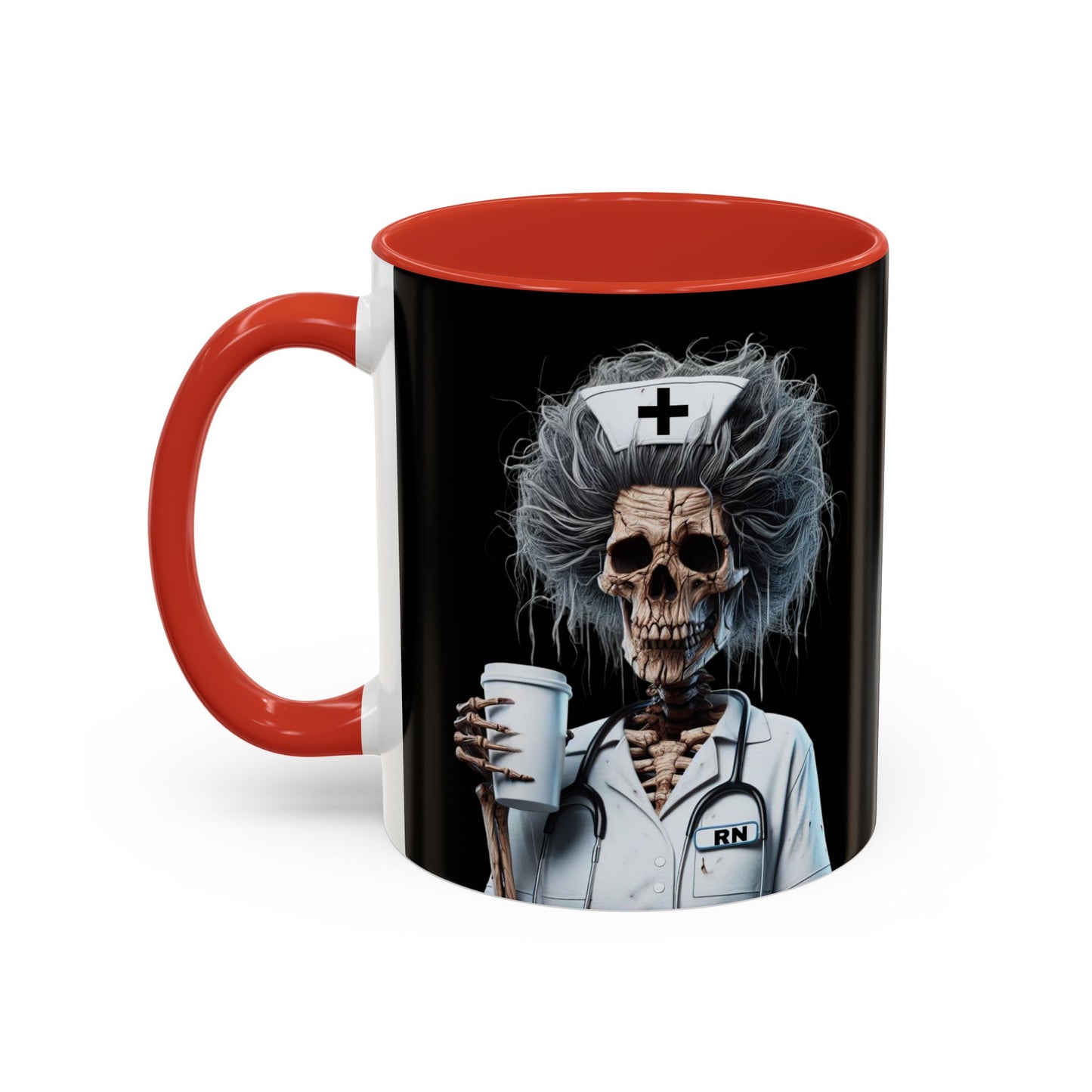 Skeleton Nurse Mug