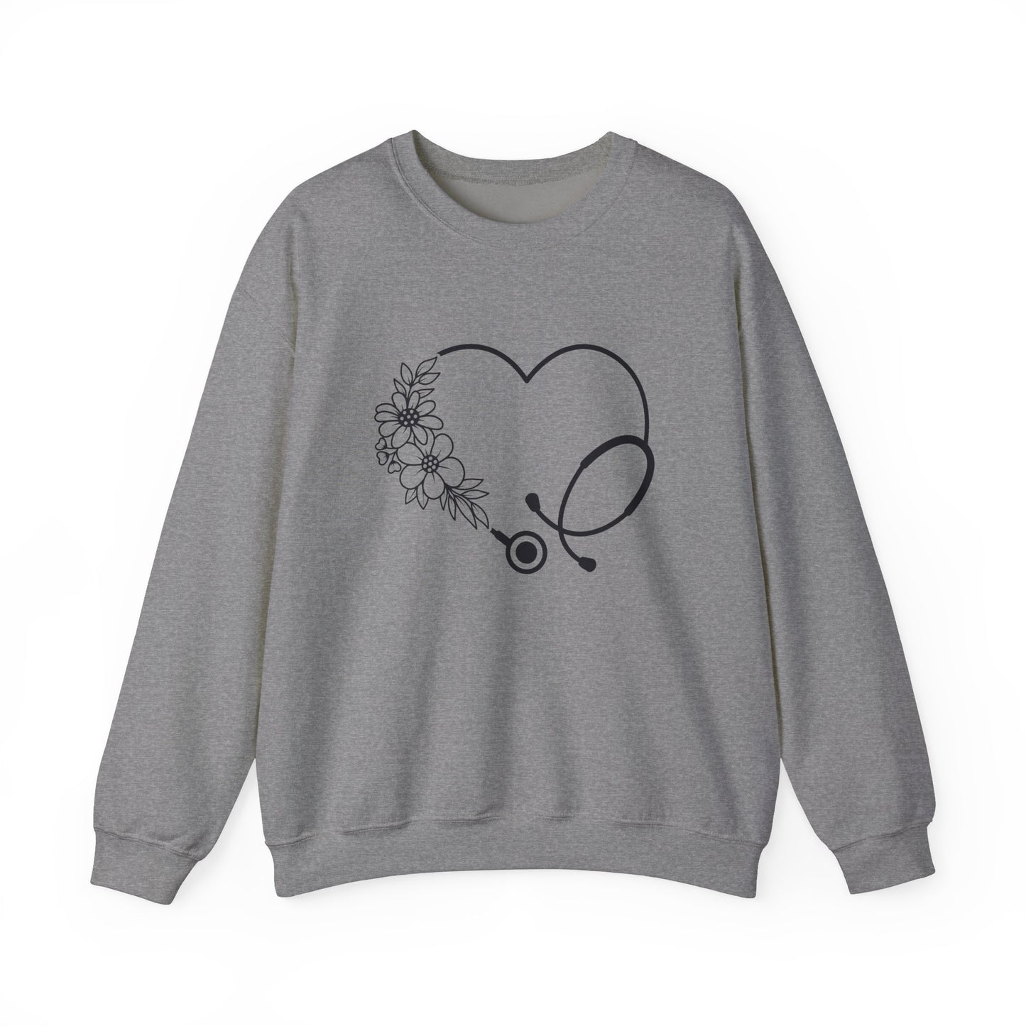 Stethoscope Heart Crewneck Sweatshirt