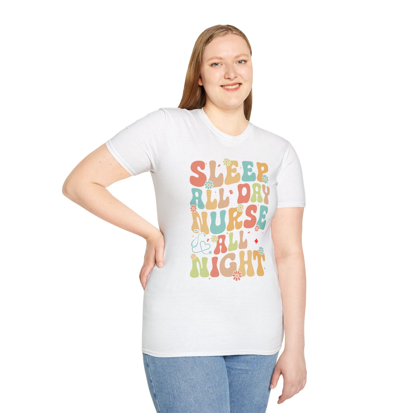 Nurse all night Softstyle T-Shirt