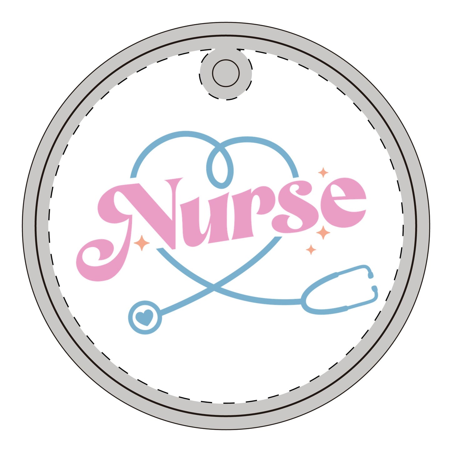 Nurse/Stethoscope - Acrylic Ornaments